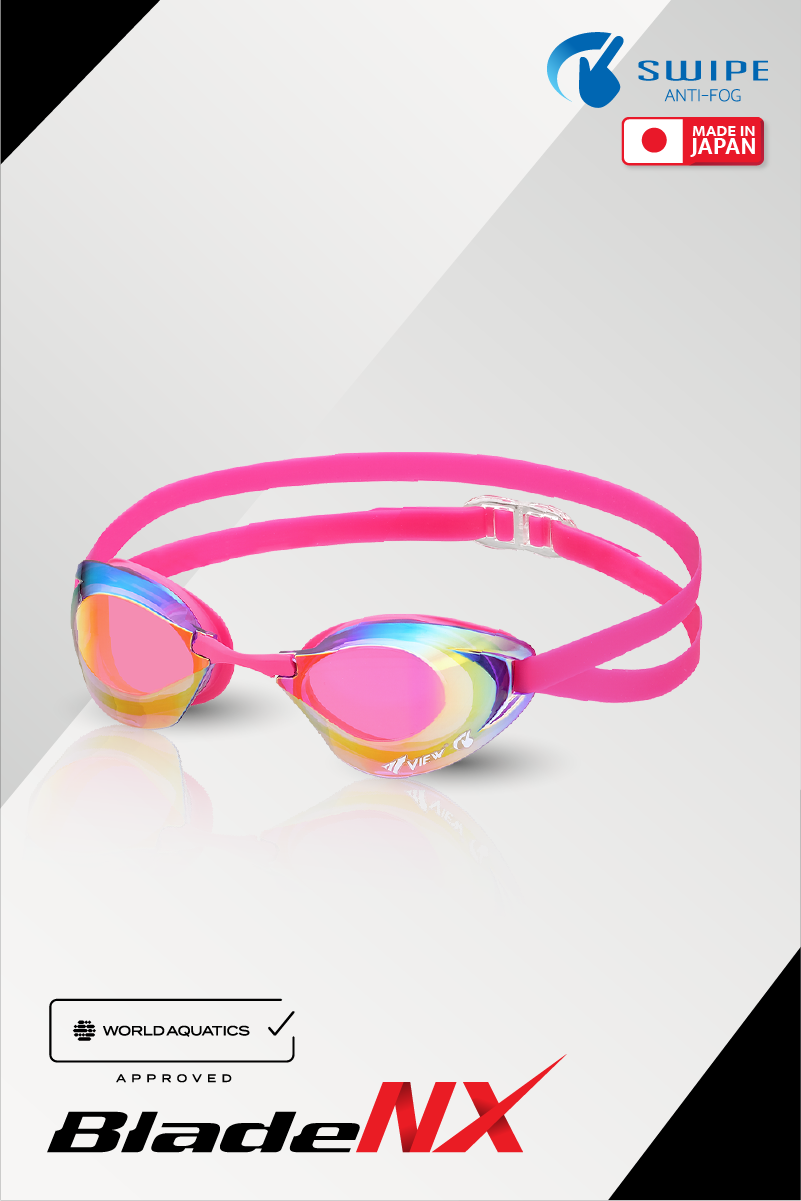 View TGV250ASAM BladeNX Swipe Mirror Racing Swim Goggles